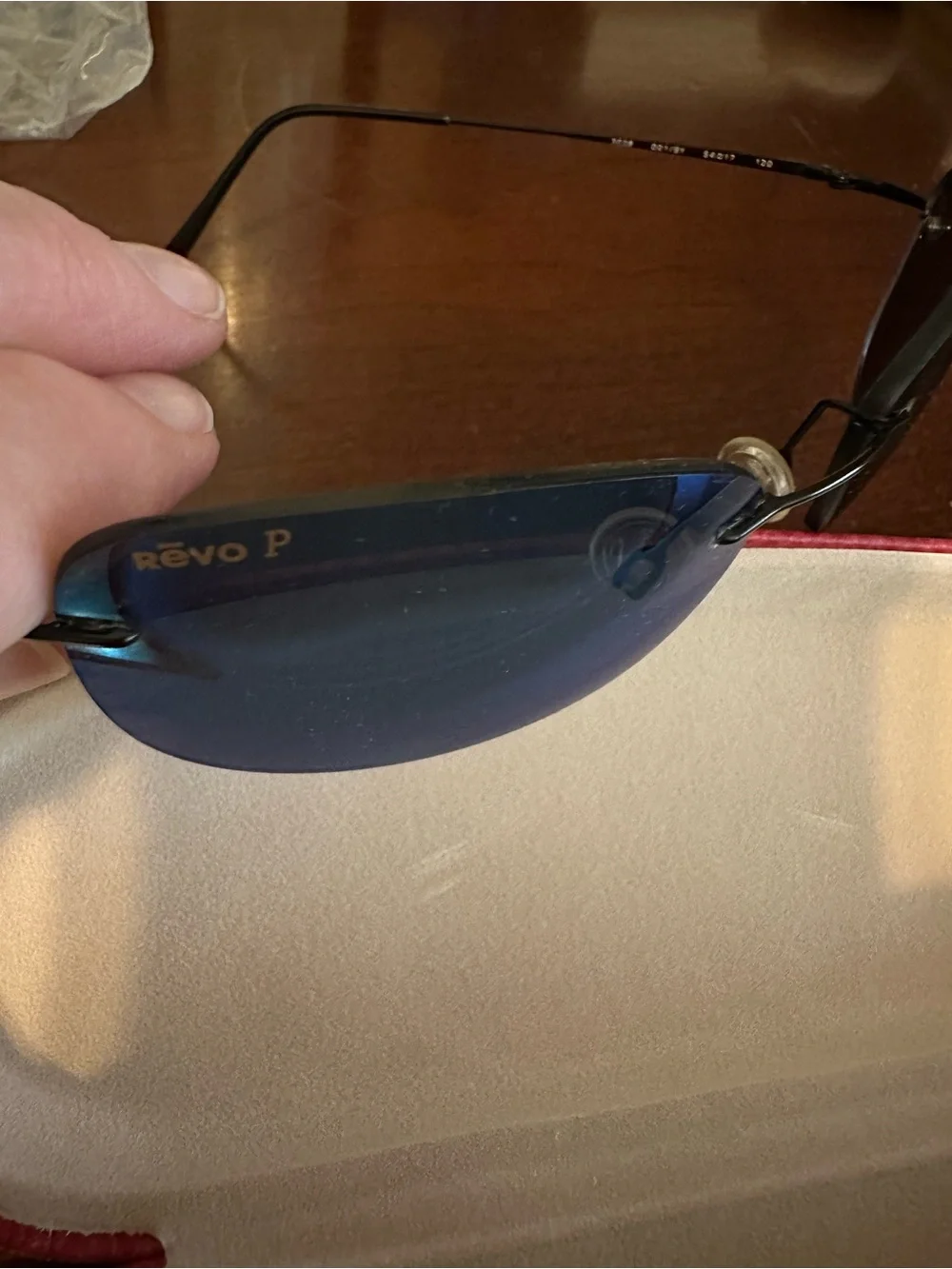 REVO | 3038 001/94 Blue Mirror Lens Polorized Sunglasses - Italy - Unisex - Case